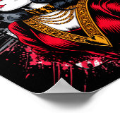 Poster Valentines Hearts Card Queen Trendy (Coin)