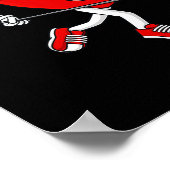 Poster Valentines Jour Coeur Tenir Lacrosse Stick Garçons (Coin)