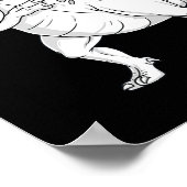 Poster Valentines Jour Dabbing Dinosaur T Rex Heart Boys  (Coin)