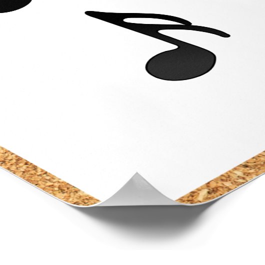 Poster Valeurs et Rests de note : Théorie de la mu (Coin)