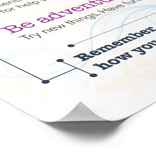 Poster Valeurs familiales (Coin)