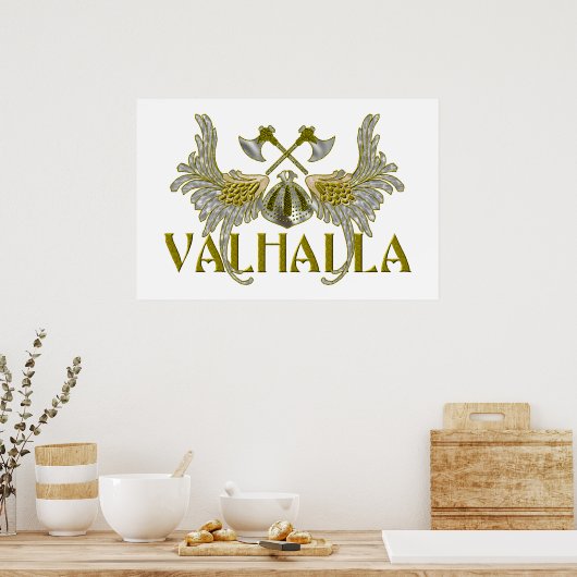 Poster Valhalla (Cuisine)