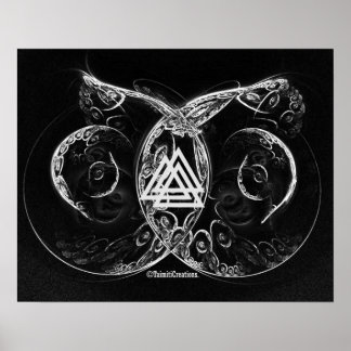 Poster Valknut - L'élevage de Viking