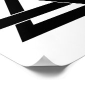 Poster Valknut - Noir (Coin)