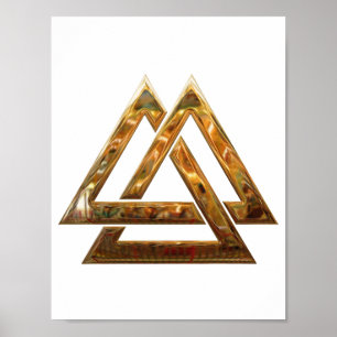 Poster Valknut - or
