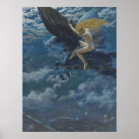 Valkyrie monte un cheval ailé - Dream Idyll