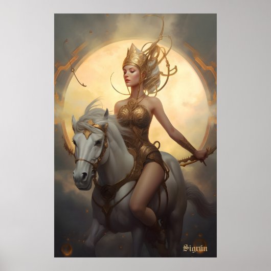 Poster Valkyrie Sigrún (Devant)