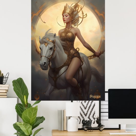 Poster Valkyrie Sigrún (Bureau à domicile)