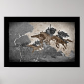 Poster Valkyries dans la tempête (Devant)