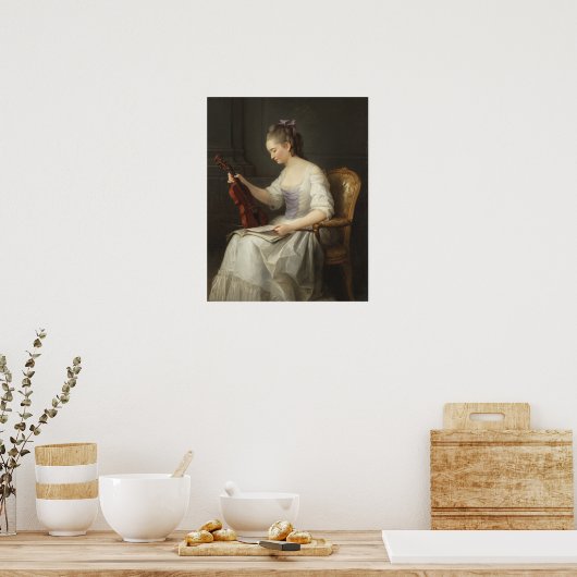 Poster Vallayer-Coster - Portrait D'Un Violoniste (Cuisine)