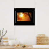 Poster-Valle bladeren Poster (Keuken)