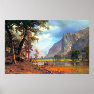 Poster Vallée 2 d'Albert Bierstadt-Yosemite