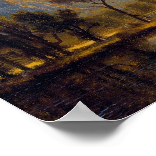 Poster Vallée Albert Bierstadt de Yosemite (Coin)