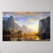 Poster Vallée Albert Bierstadt de Yosemite (Devant)