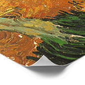 Poster Vallée avec Plowman par Vincent van Gogh (Coin)
