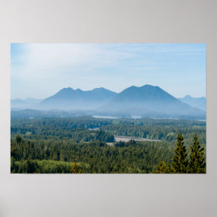 Poster Vallée brumeuse à Tofino - Colombie-Britannique, C
