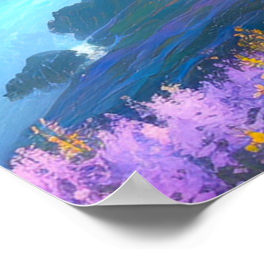 Poster Vallée de Blue Mist (Coin)