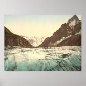 Poster Vallée de Chamonix - Mer de Glace (Devant)