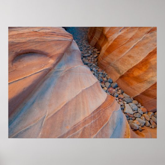 Poster Vallee de feu du Red Rock State Park Nevada (Devant)
