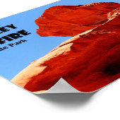 Poster Vallée de feu Parc d'état Nevada Amérique USA (Coin)