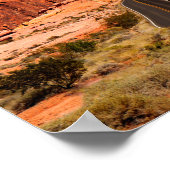 Poster Vallée de feu Parc d'état Nevada Amérique USA (Coin)