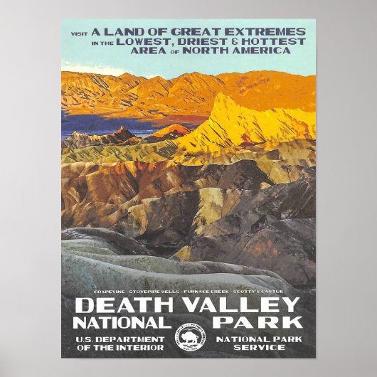 Poster Vallée de la mort (Devant)