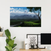 Poster Vallée de la rivière (sans frontière) (Bureau à domicile)
