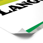 Poster vallée de Langstrothdale Yorkshire Dales (Coin)
