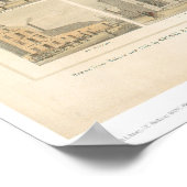 Poster Vallée de l'Herbe, CA. Carte panoramique 1858 (066 (Coin)