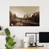 Poster Vallée de Sepia Yosemite (Bureau à domicile)