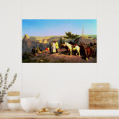 Poster Vallée de Yosemite de Glacier Point 1874 (Cuisine)