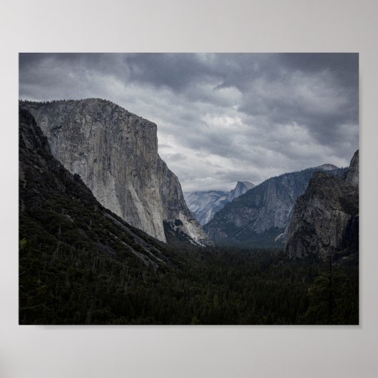 Poster Vallée de Yosemite et El Capitan - Paysage photo (Devant)
