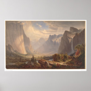Poster Vallée de Yosemite, la Californie (0710A)