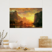 Poster Vallée de Yosemite par Bierstadt (Cuisine)