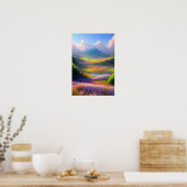 Poster Vallée des couleurs magiques (Cuisine)