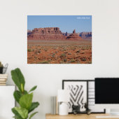 Poster Vallée des dieux (Bureau à domicile)