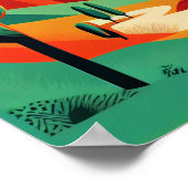 Poster Vallée Du Feu Voyage Contemporain (Coin)