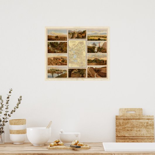 Poster Vallée du Mexique (Cuisine)