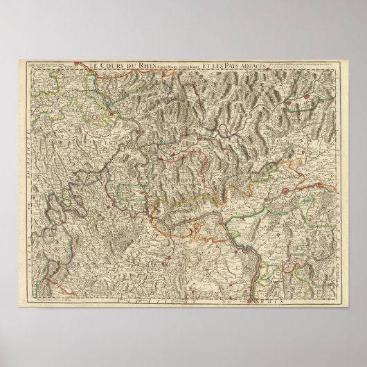 Poster Vallée du Rhin (Devant)