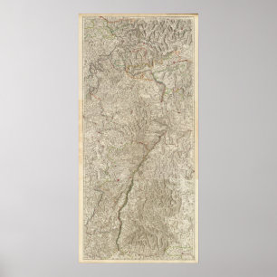 Poster Vallée du Rhin, France