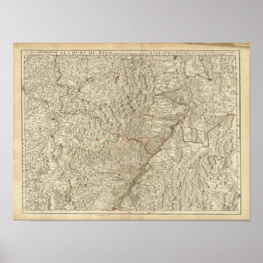 Poster Vallée du Rhin, France 2 (Devant)