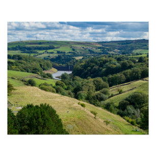Poster Vallée et barrage de Ryburn