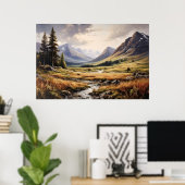 Poster Vallée Éternelle (Bureau à domicile)