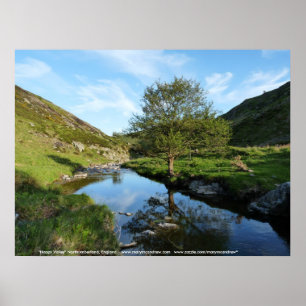 Poster Vallée heureuse, le Northumberland Angleterre