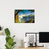 Poster Vallée perdue dans la jungle (Bureau à domicile)