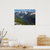 Poster Vallée sculptée par les glaciers de l'Alaska (Cuisine)