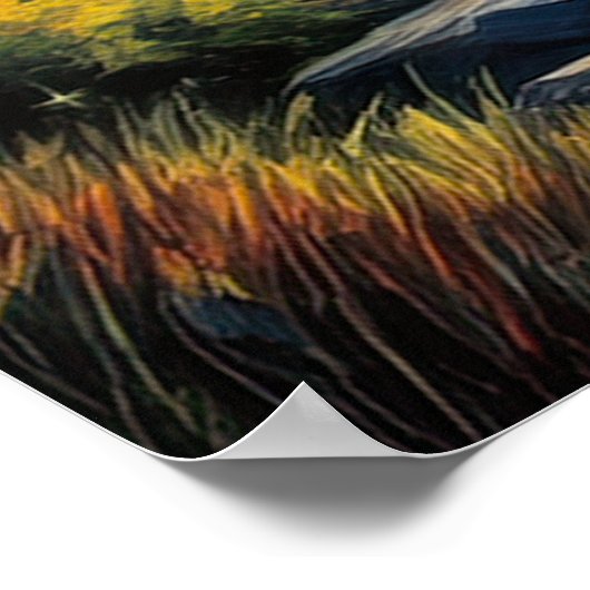 Poster Vallée sous le ciel céleste (Coin)