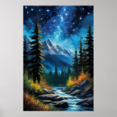 Poster Vallée sous le ciel céleste (Devant)