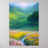 Poster Vallée verte (Devant)