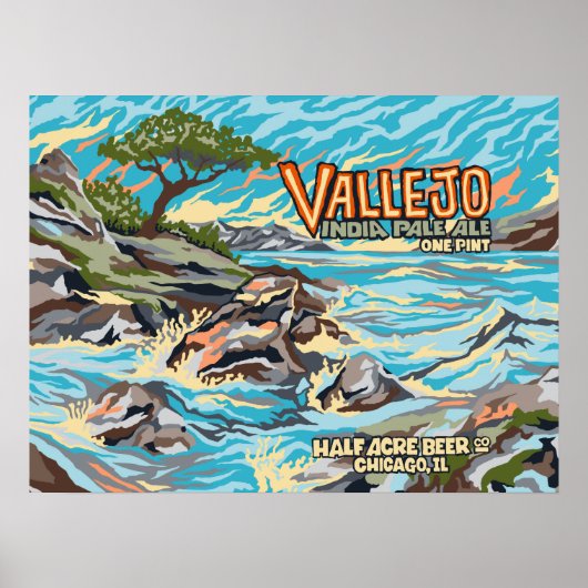 Poster Vallejo Inde Pale Ale (Devant)